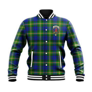 Maitland Tartan Baseball Jacket with Family Crest