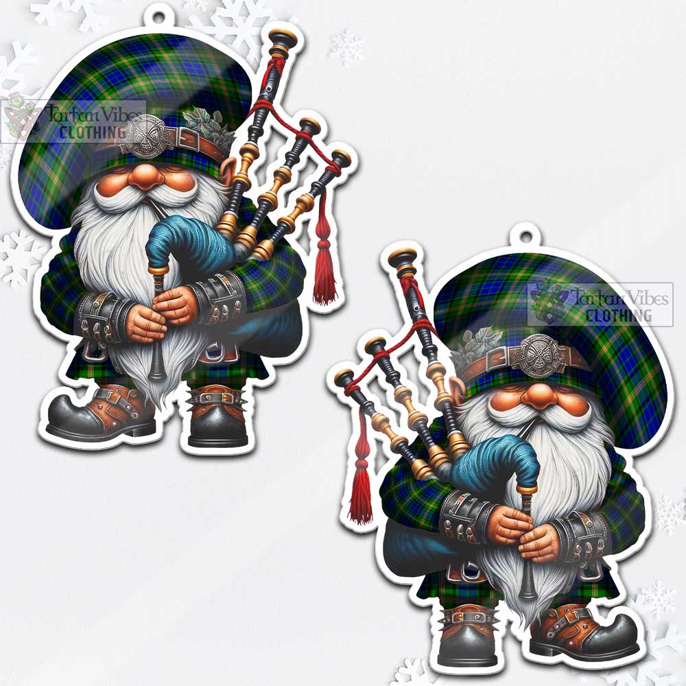 Maitland Tartan Bagpiper Gnome Christmas Ornament - Tartan Vibes Clothing