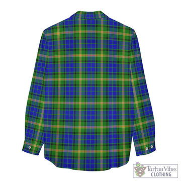 Tartan Vibes Clothing Maitland Tartan Womens Casual Shirt with Family Crest