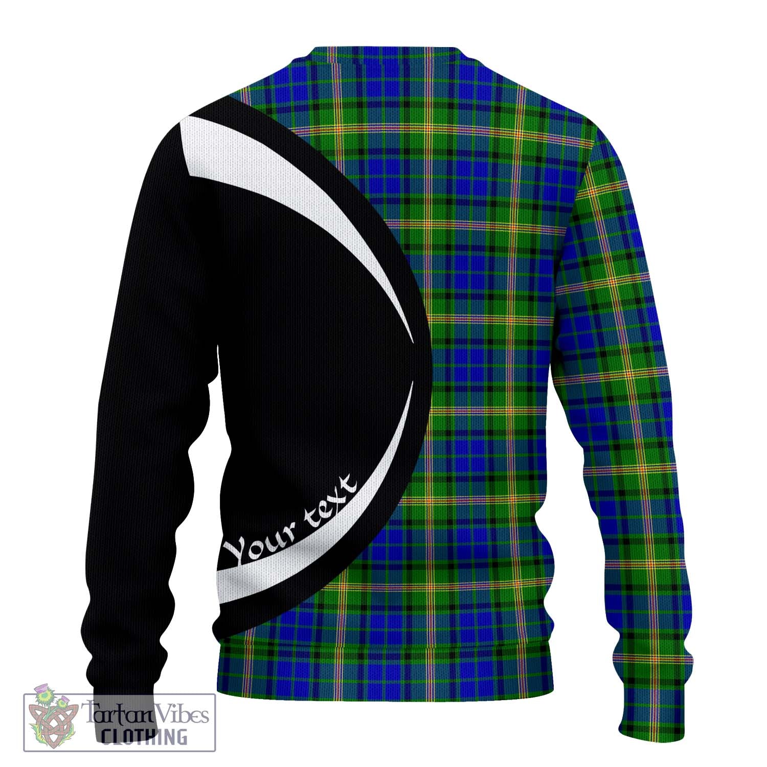 Maitland Tartan Knitted Sweater with Family Crest Circle Style - Tartan Vibes Clothing