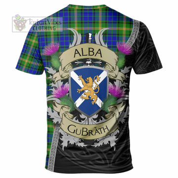 Maitland Tartan Family Crest T-Shirt Lion Rampant Royal Thistle Shield Celtic Inspired