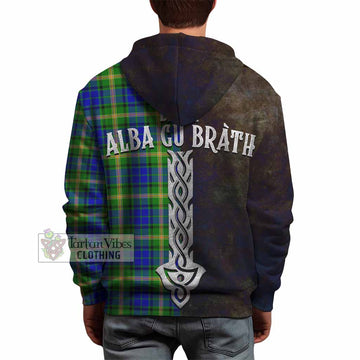 Maitland Tartan Family Crest Hoodie Alba Gu Brath Be Brave Lion Ancient Style