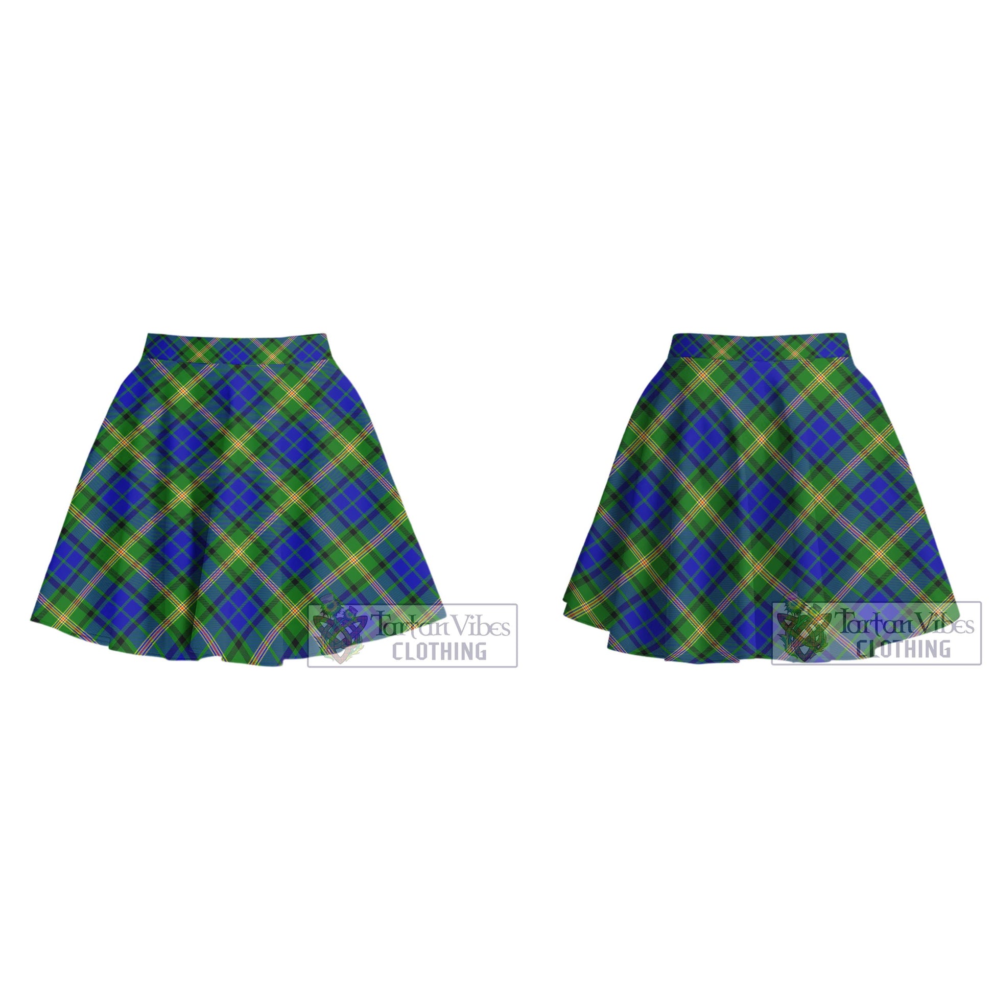 Tartan Vibes Clothing Maitland Tartan Women's Plated Mini Skirt