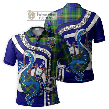 Maitland Tartan Polo Shirt with Epic Bagpipe Style