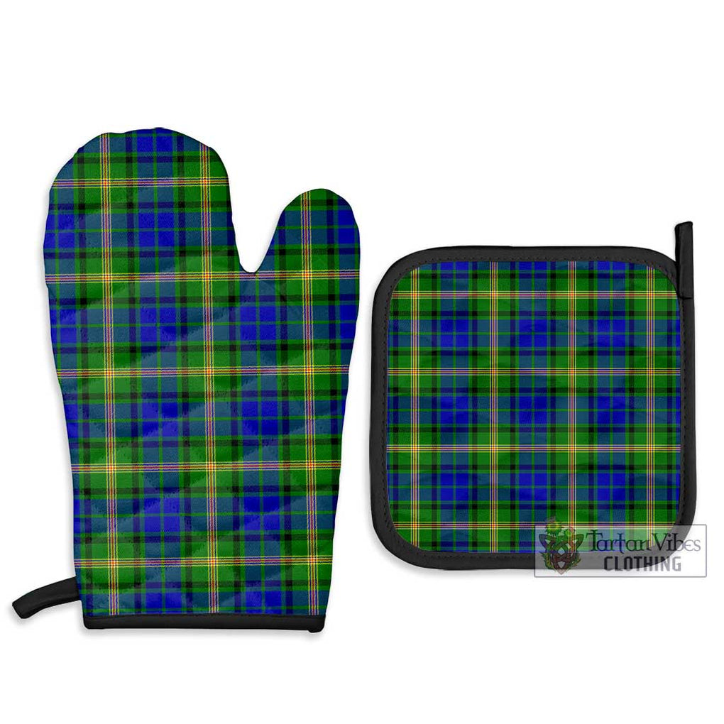 Maitland Tartan Combo Oven Mitt & Pot-Holder Combo 1 Oven Mitt & 2 Pot-Holder Black - Tartan Vibes Clothing