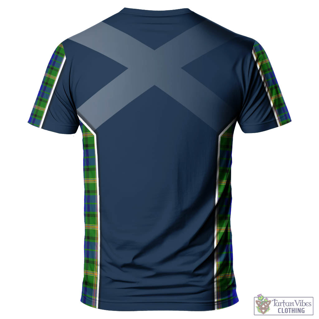 Tartan Vibes Clothing Maitland Tartan T-Shirt with Family Crest and Scottish Thistle Vibes Sport Style
