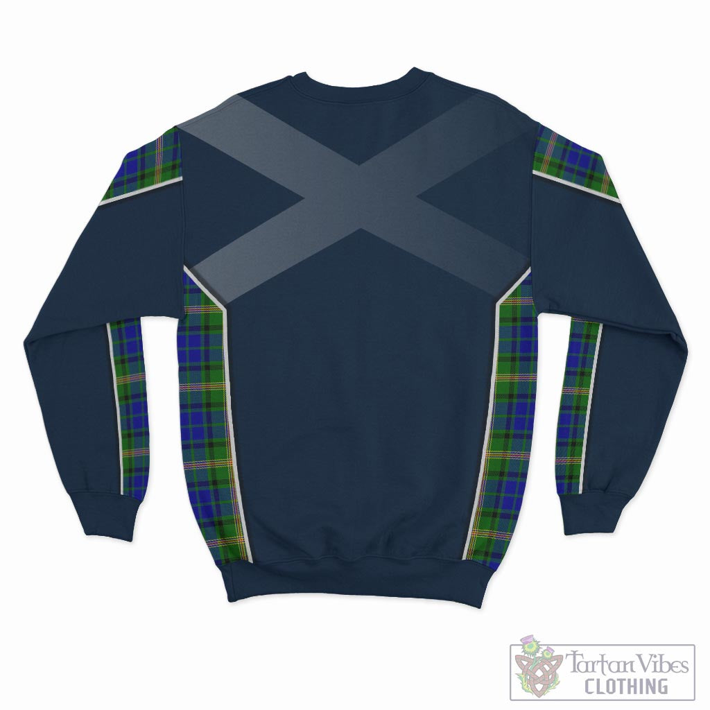 Tartan Vibes Clothing Maitland Tartan Sweater with Family Crest and Lion Rampant Vibes Sport Style