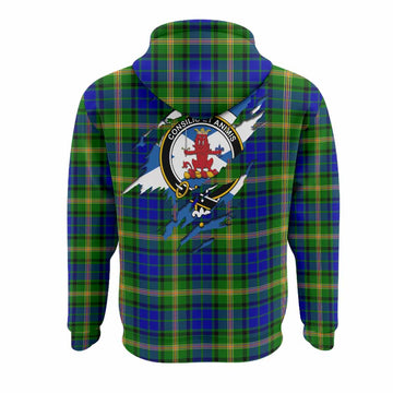 Maitland Clan Crest In Me Tartan Hoodie Scotland Flag Style
