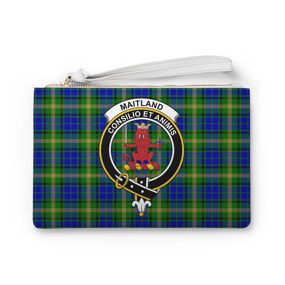 Tartan Vibes Clothing Maitland Family Crest Tartan Clutch Bag