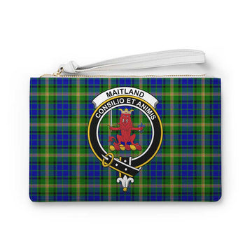 Tartan Vibes Clothing Maitland Family Crest Tartan Clutch Bag