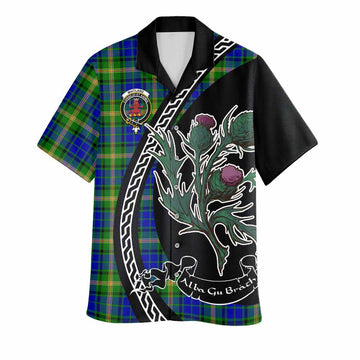 Maitland Family Crest Tartan Hawaiian Shirt Alba Thistle Inspired - Tartan Vibes Clothing