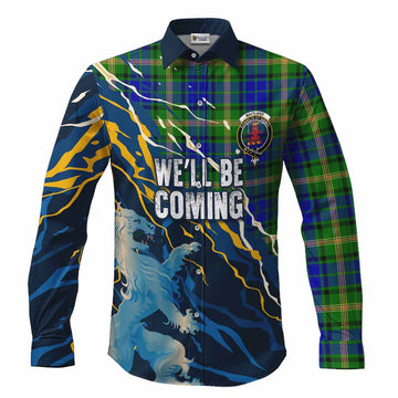 Maitland Scotland Tartan Long Sleeve Button Shirts WC2026 Football - We'll Be Coming