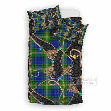 Maitland Scottish Tartan Twisted Ropes Stylized Bedding Set