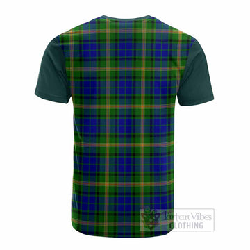 Maitland Tartan Accent Cotton T-shirt with Family Crest