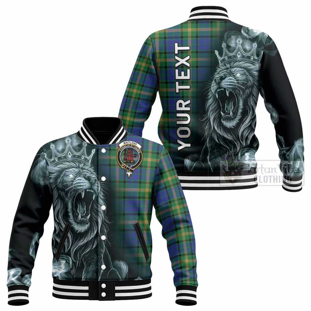 Maitland Tartan Baseball Jacket Roaring Lion Heritage
