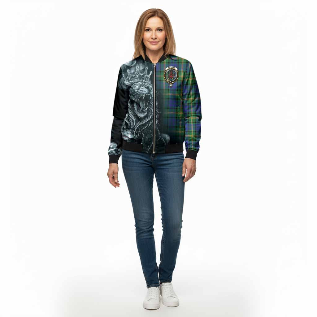 Maitland Tartan Bomber Jacket Roaring Lion Heritage