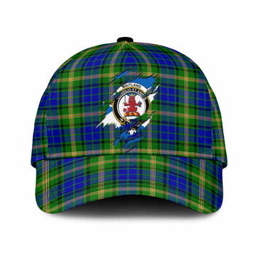 Maitland Tartan Classic Cap with Family Crest In Me Style