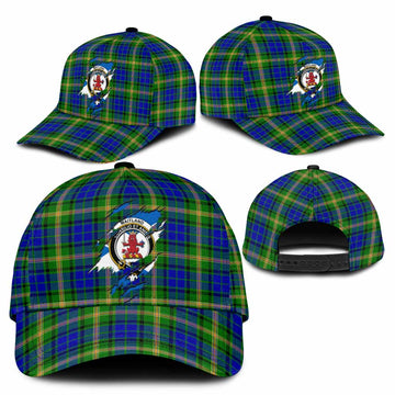 Maitland Tartan Classic Cap with Family Crest In Me Style