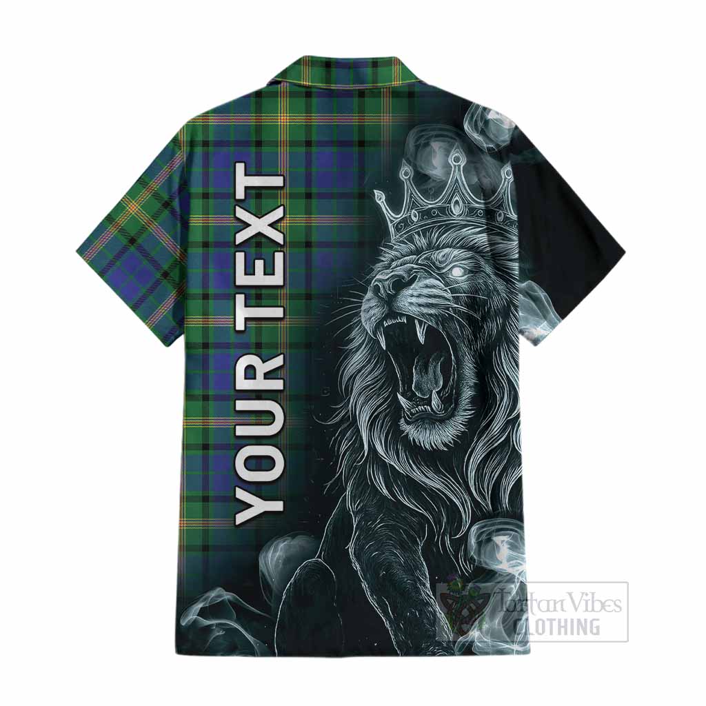 Maitland Tartan Cotton Hawaiian Shirt Roaring Lion Heritage