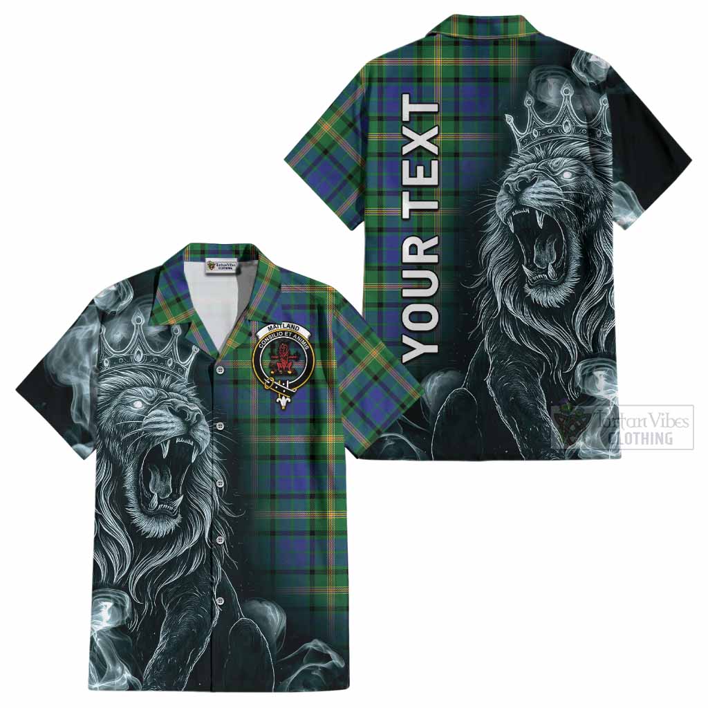 Maitland Tartan Cotton Hawaiian Shirt Roaring Lion Heritage