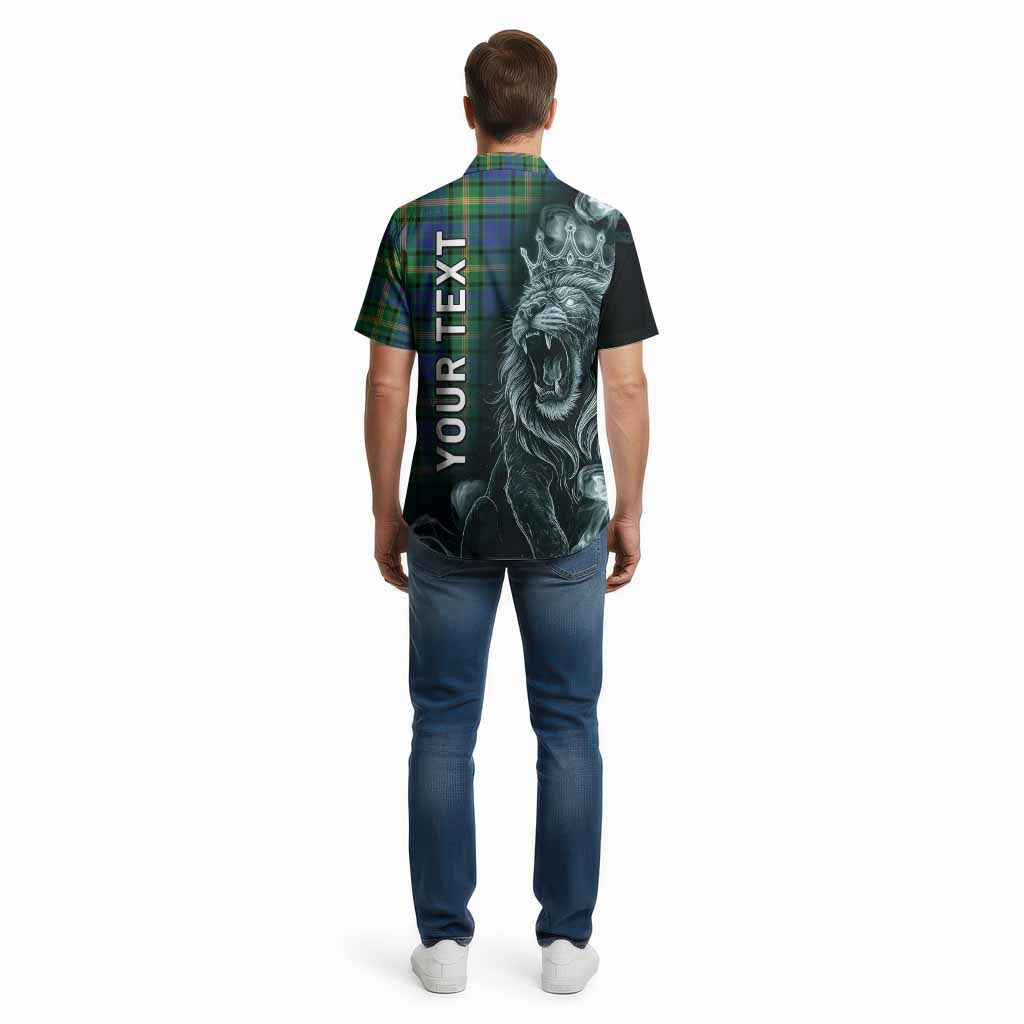 Maitland Tartan Cotton Hawaiian Shirt Roaring Lion Heritage