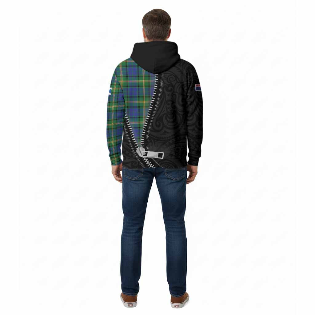 Maitland Tartan Cotton Hoodie New Zealand Pattern Unique Zipper Stylized