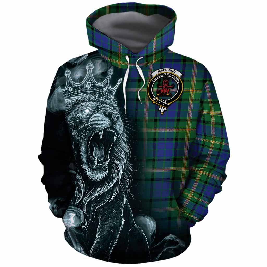 Maitland Tartan Cotton Hoodie Roaring Lion Heritage