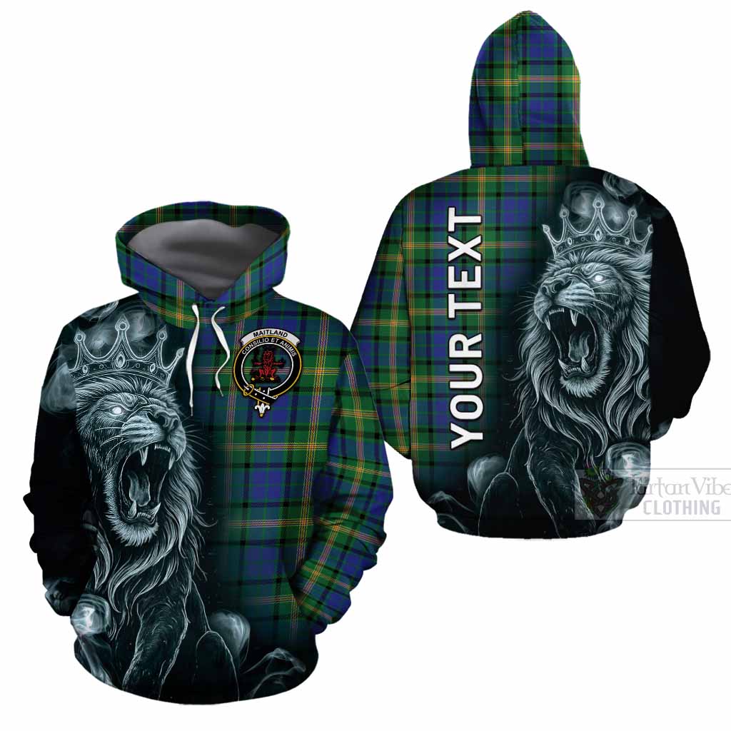Maitland Tartan Cotton Hoodie Roaring Lion Heritage