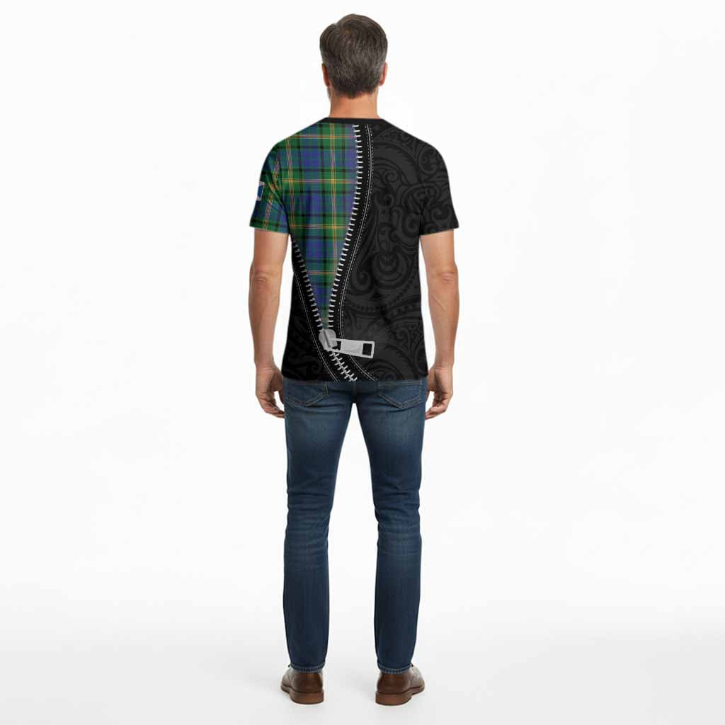 Maitland Tartan Cotton T-shirt New Zealand Pattern Unique Zipper Stylized