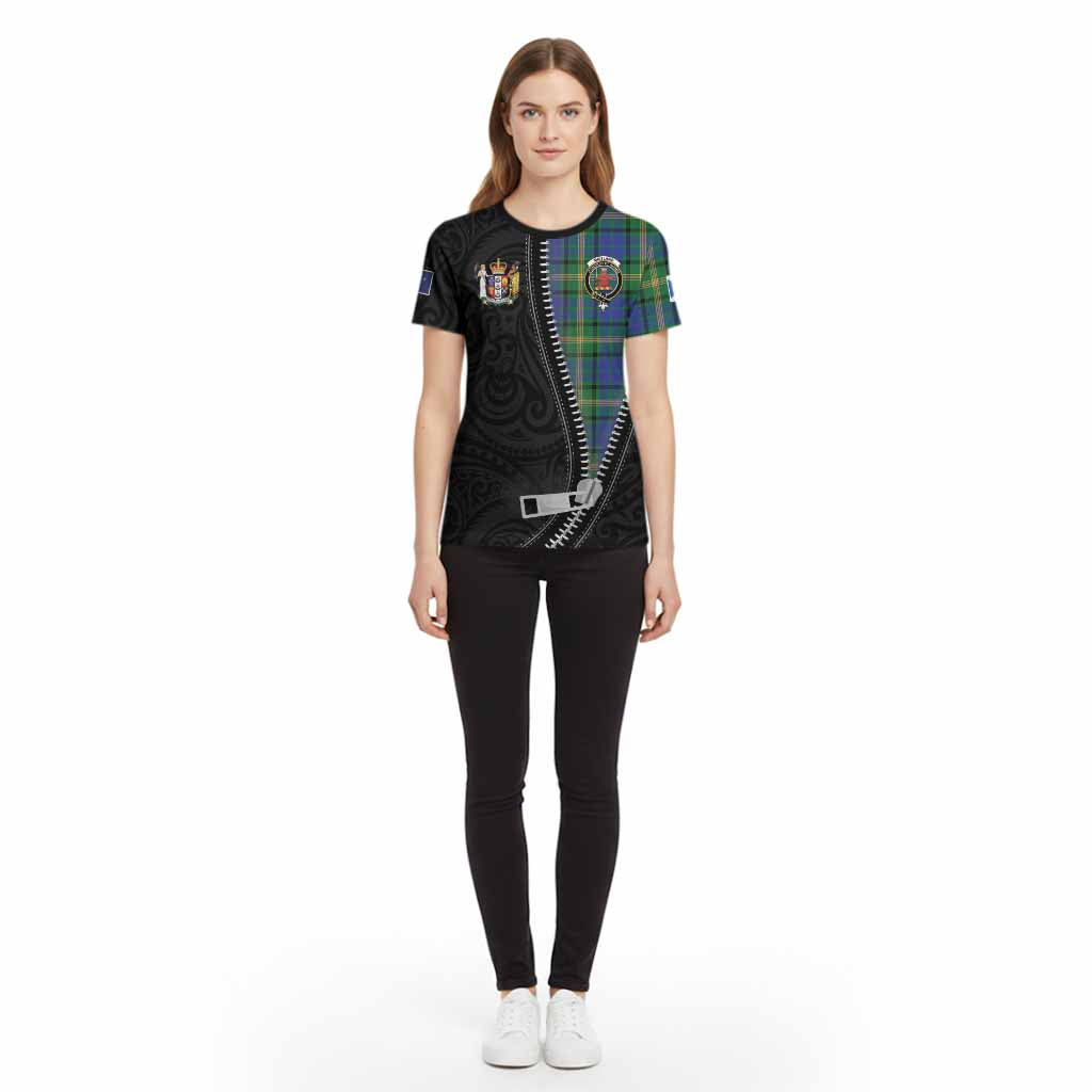 Maitland Tartan Cotton T-shirt New Zealand Pattern Unique Zipper Stylized