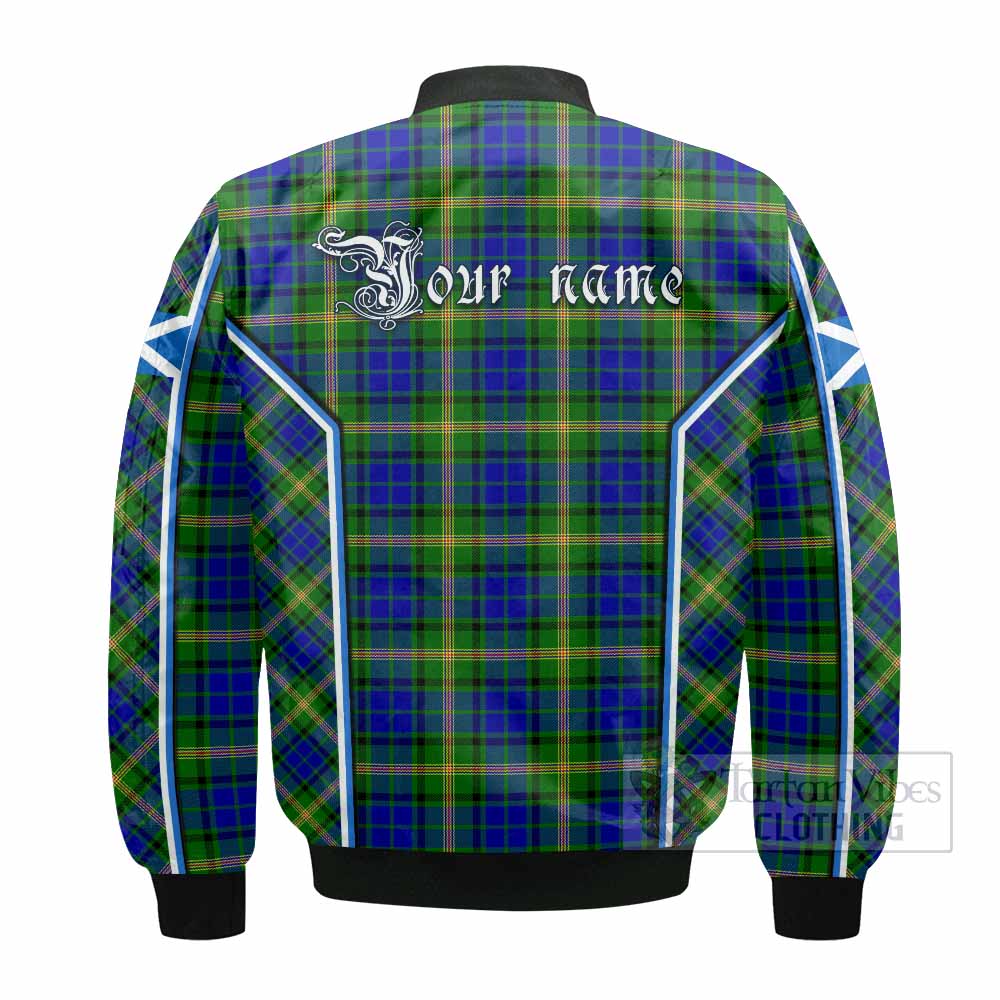 Maitland Tartan Crest Bomber Jacket Scotland Coat of Arm Flag Style - Tartan Vibes Clothing