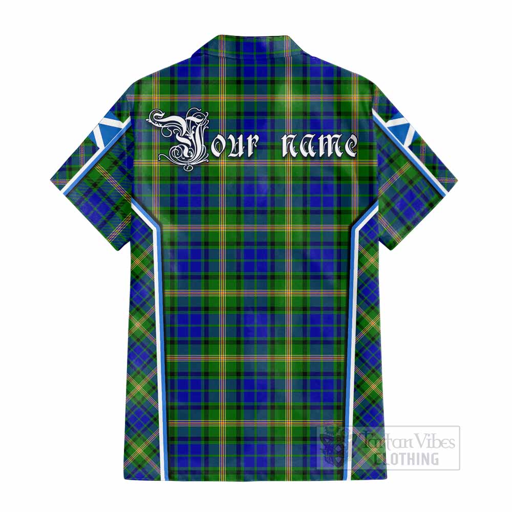 Maitland Tartan Crest Cotton Hawaiian Shirt Scotland Coat of Arm Flag Style - Tartan Vibes Clothing