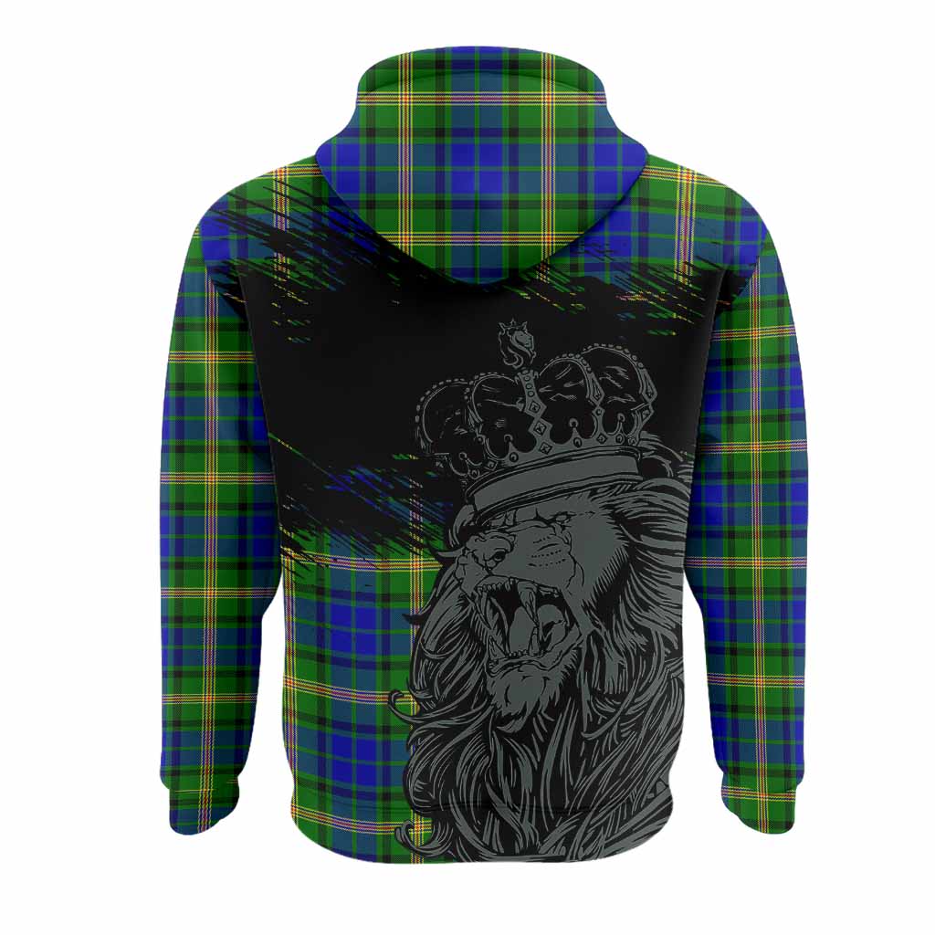 Maitland Tartan Crest Hoodie Crowned Lion Heritage Style