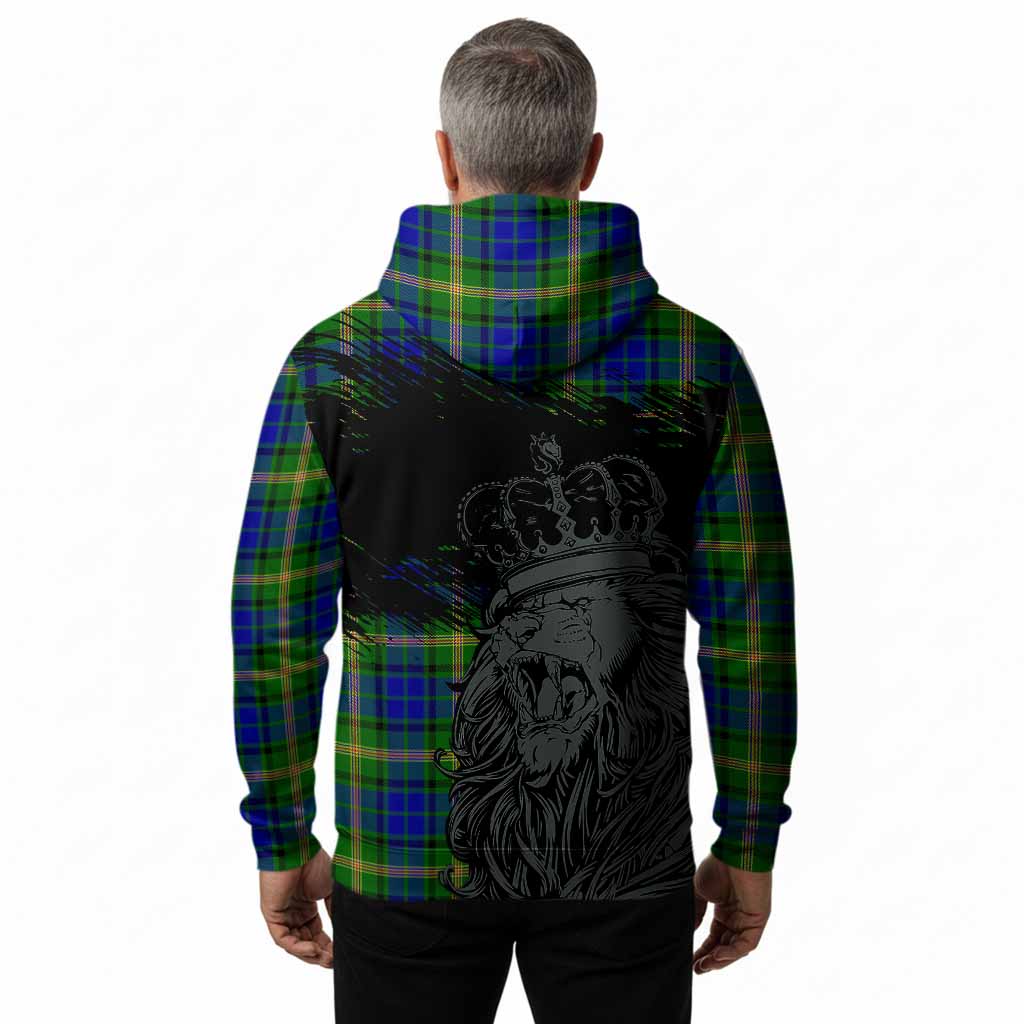 Maitland Tartan Crest Hoodie Crowned Lion Heritage Style
