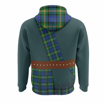 Maitland Tartan Crest Hoodie Kilt Costume Style