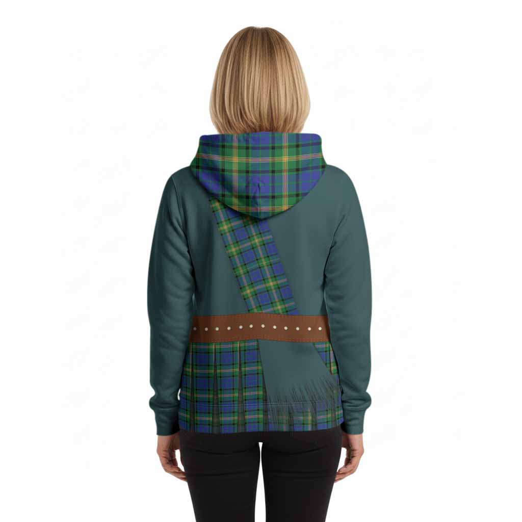 Maitland Tartan Crest Hoodie Kilt Costume Style