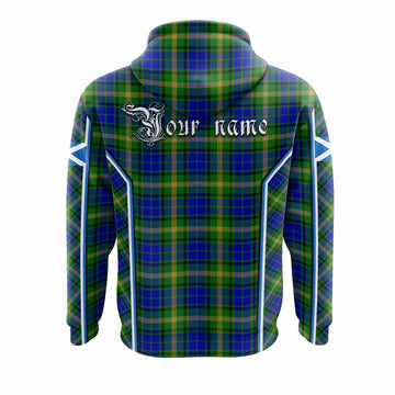 Maitland Tartan Crest Hoodie Scotland Coat of Arm Flag Style