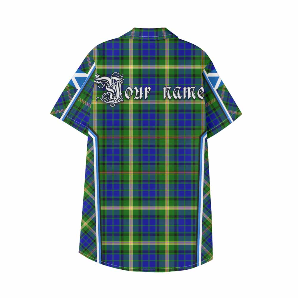 Maitland Tartan Crest Kid Hawaiian Shirt Scotland Coat of Arm Flag Style - Tartan Vibes Clothing