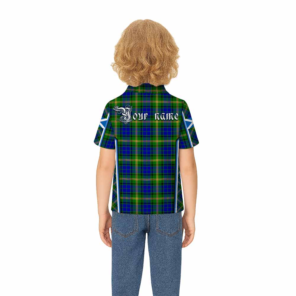 Maitland Tartan Crest Kid Polo Shirt Scotland Coat of Arm Flag Style - Tartan Vibes Clothing