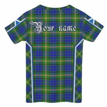 Maitland Tartan Crest Kid T-shirt Scotland Coat of Arm Flag Style - Tartan Vibes Clothing
