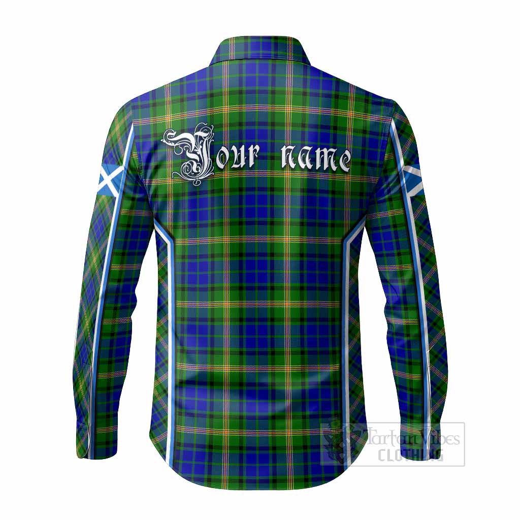 Maitland Tartan Crest Long Sleeve Button Shirts Scotland Coat of Arm Flag Style - Tartan Vibes Clothing