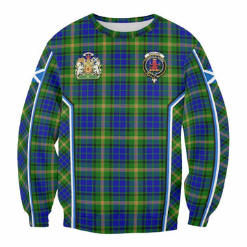 Maitland Tartan Crest Sweatshirt Scotland Coat of Arm Flag Style - Tartan Vibes Clothing