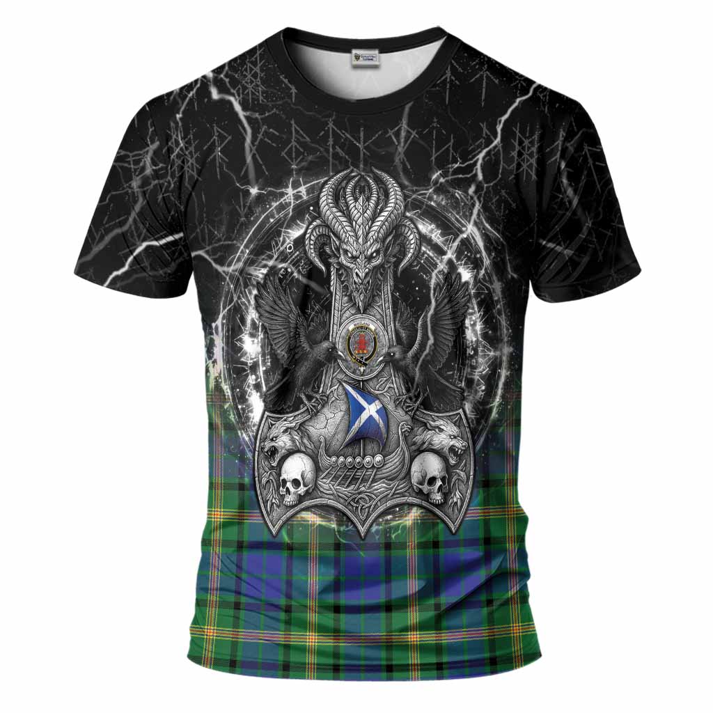 Maitland Tartan Crest T-Shirt Celtic Odin's Raven Legacy