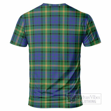 Maitland Tartan Crest T-Shirt Ferocious Lion Style