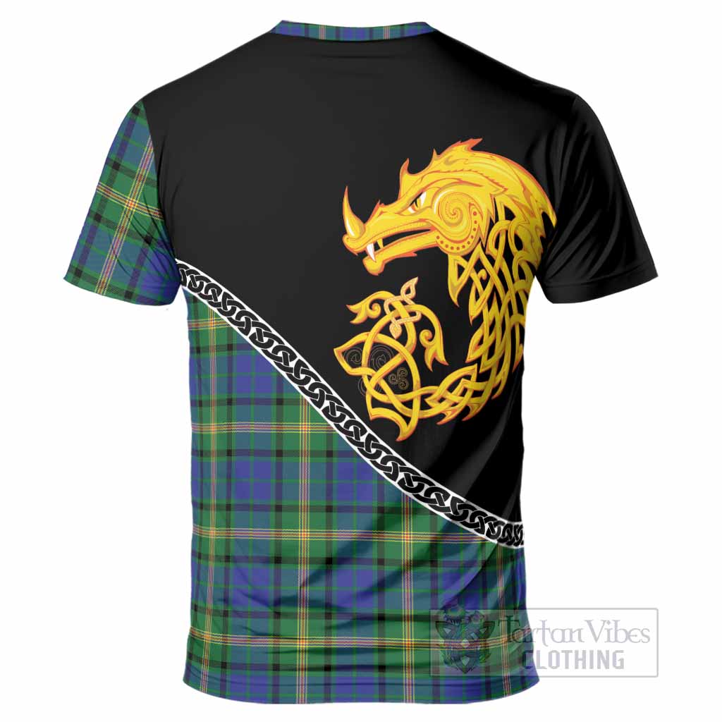 Maitland Tartan Crest T-Shirt Legendary Dragon Knot Half Style