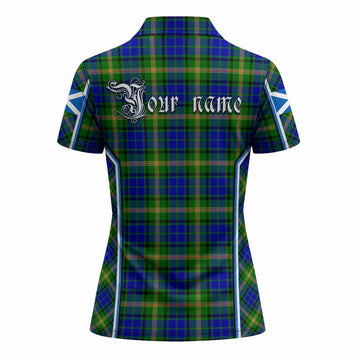Maitland Tartan Crest Women's Polo Shirt Scotland Coat of Arm Flag Style - Tartan Vibes Clothing