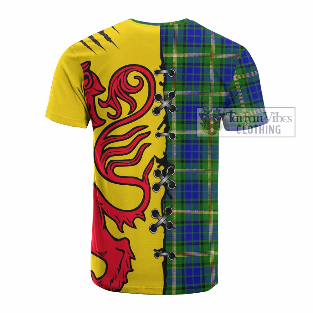 Maitland Tartan Family Crest Cotton T-shirt Lion Rampant Honor - Tartan Vibes Clothing