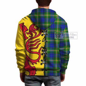 Maitland Tartan Family Crest Hoodie Lion Rampant Honor