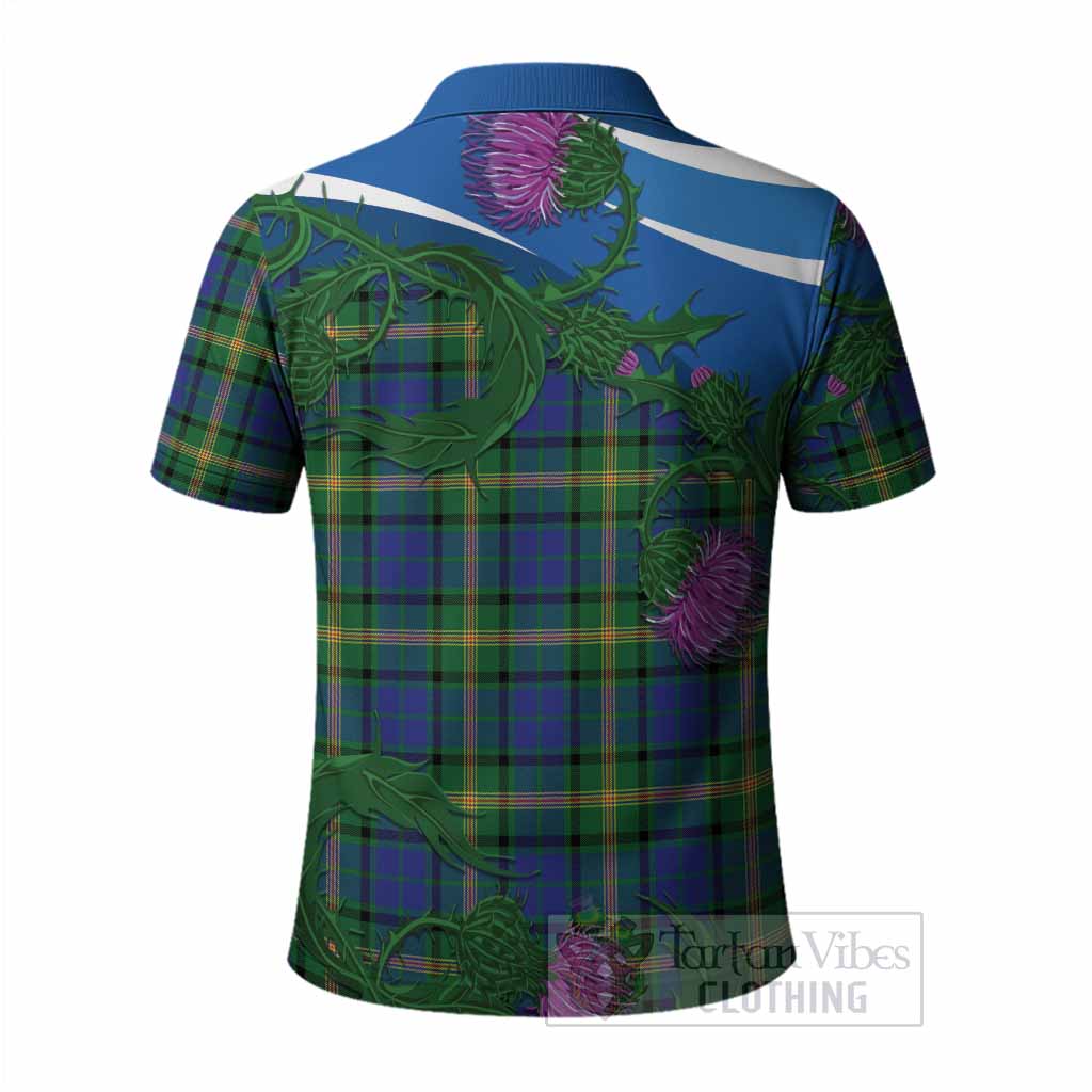 Maitland Tartan Family Crest Polo Shirt Thistle in Minimalism