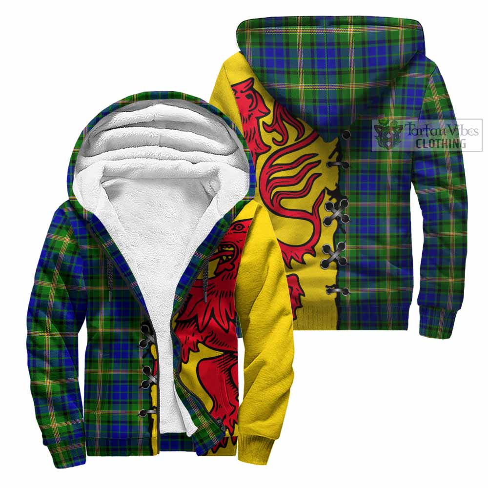 Maitland Tartan Family Crest Sherpa Hoodie Lion Rampant Honor - Tartan Vibes Clothing